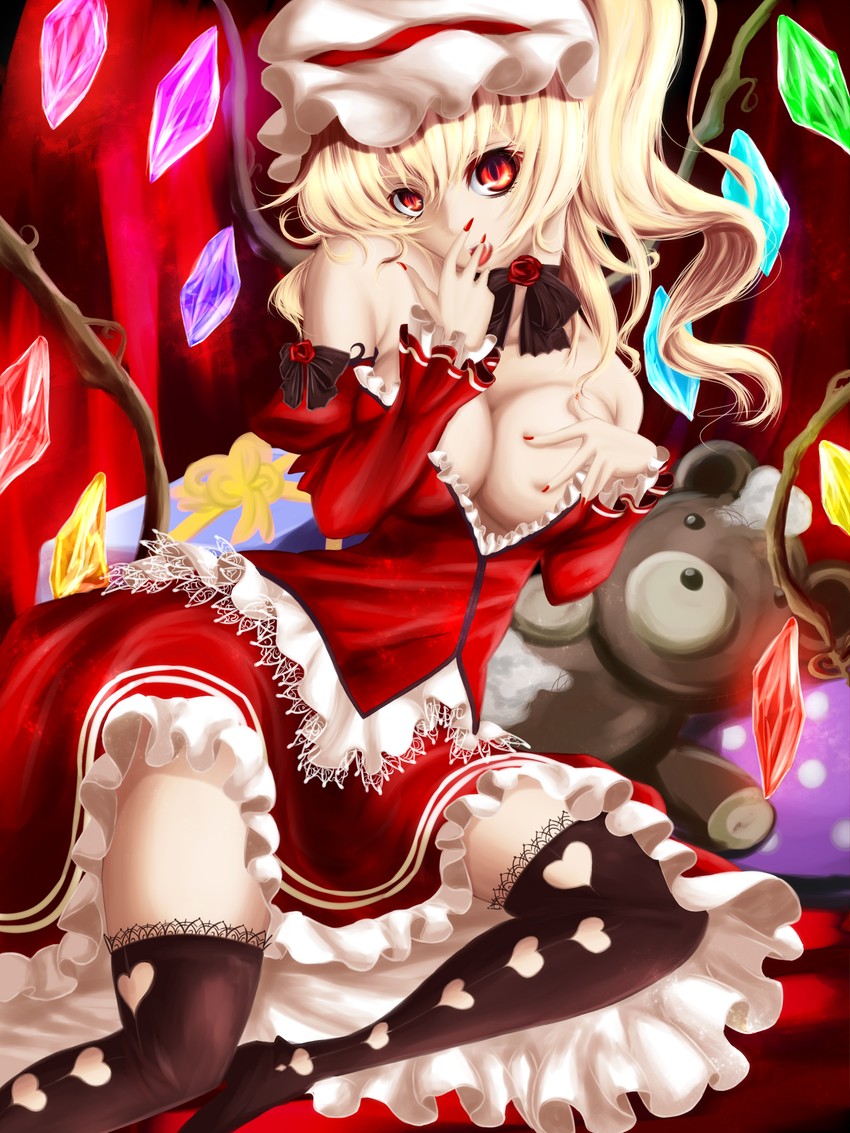 flandre scarlet (touhou) drawn by untue