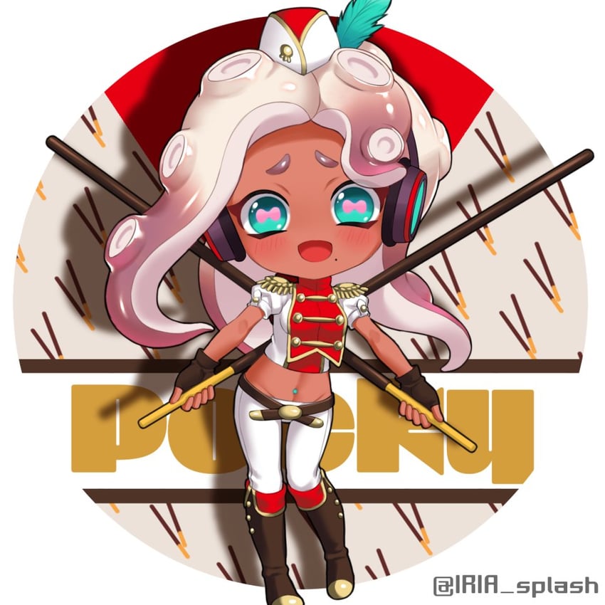 marina (splatoon and 1 more) drawn by iria_(yumeirokingyo)