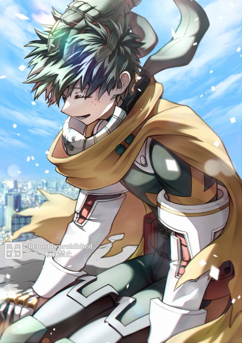 midoriya izuku and bakugou katsuki (boku no hero academia) drawn by ho_(dotto615)