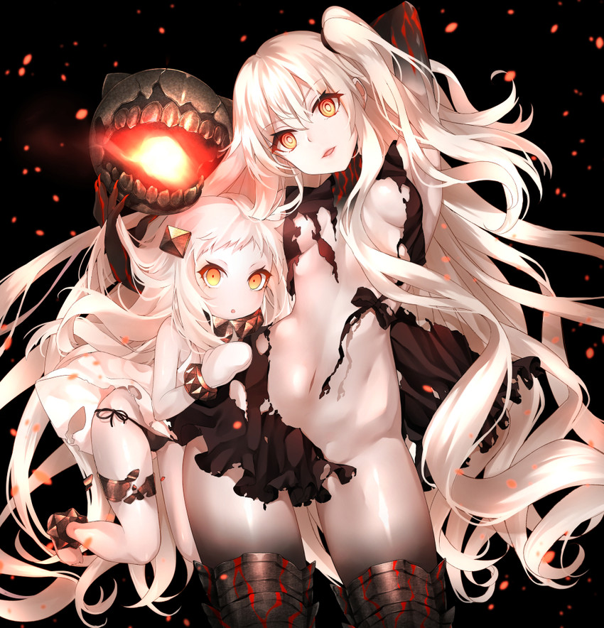 northern ocean princess and aircraft carrier oni (kantai collection) drawn by kagami_com