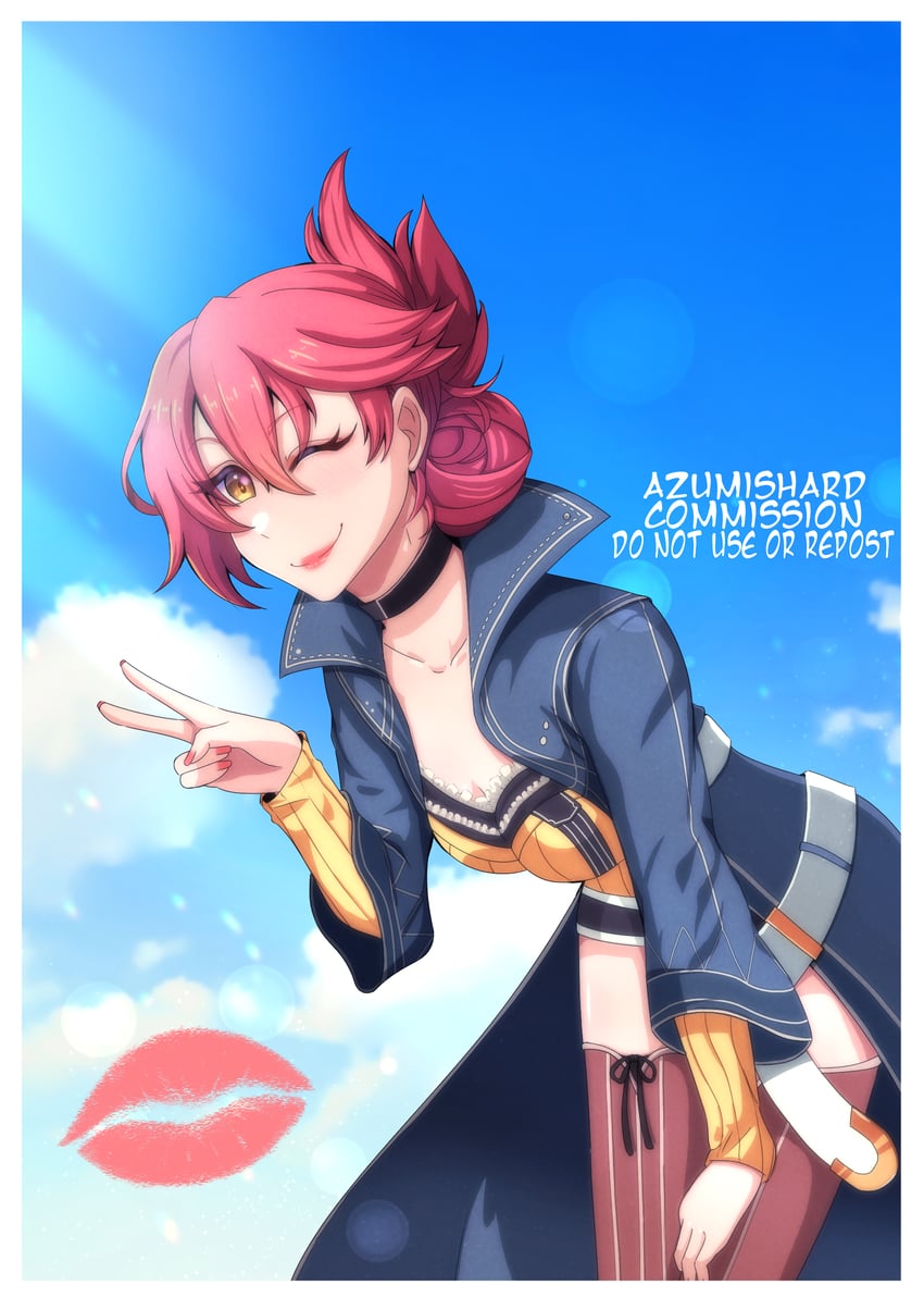 sara valestein (eiyuu densetsu and 2 more) drawn by azumishard