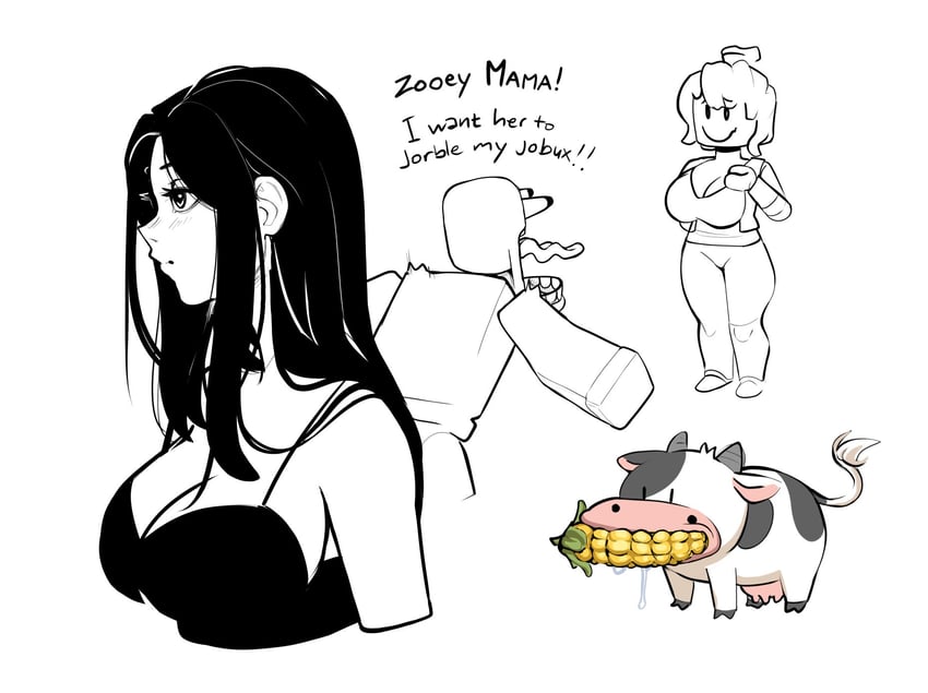 nila and player character (original and 1 more) drawn by telepurte