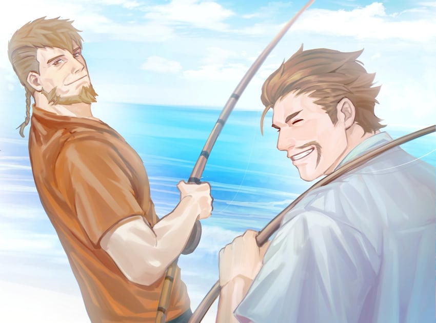 jeralt reus eisner and alois rangeld (fire emblem and 1 more) drawn by sdz_(inazuma)