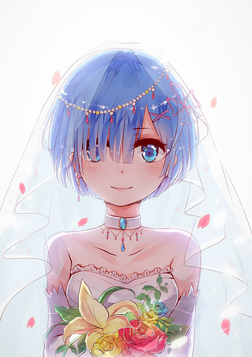 rem (re:zero kara hajimeru isekai seikatsu) drawn by milktower