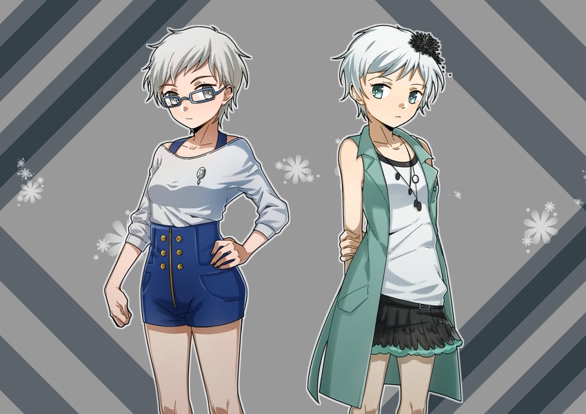 phi (kyokugen dasshutsu and 2 more) drawn by unknown-amelia