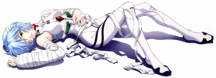 ayanami rei (neon genesis evangelion) drawn by matsubara_hidenori