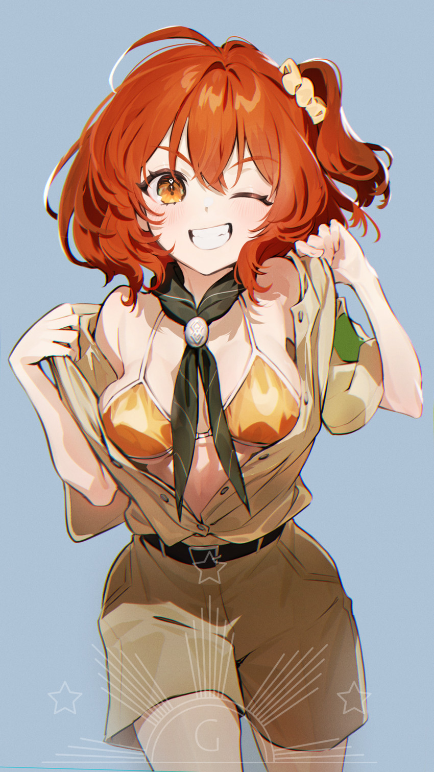 fujimaru ritsuka (fate and 1 more) drawn by galibo