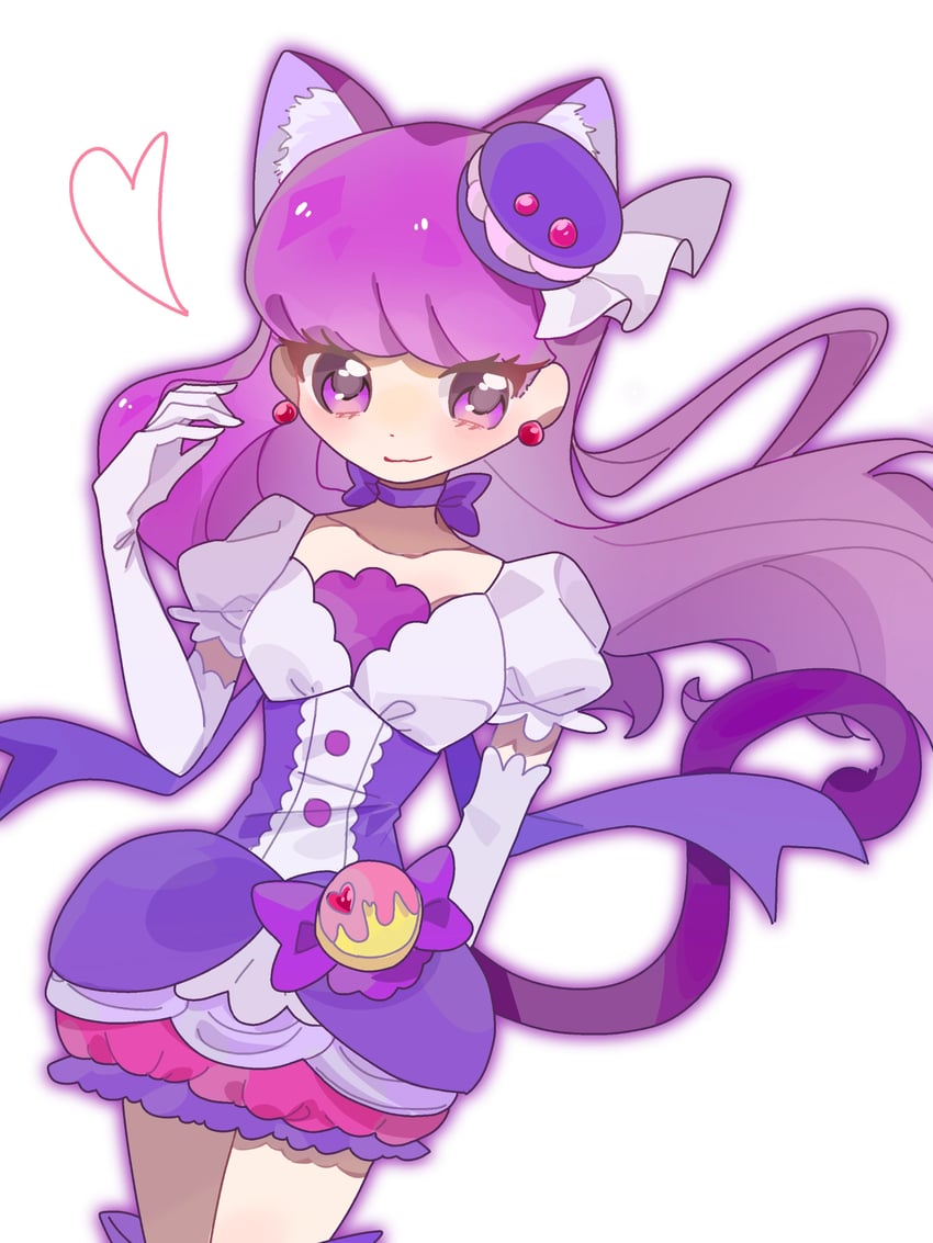 kotozume yukari and cure macaron (precure and 1 more) drawn by qianwa_shi_biao