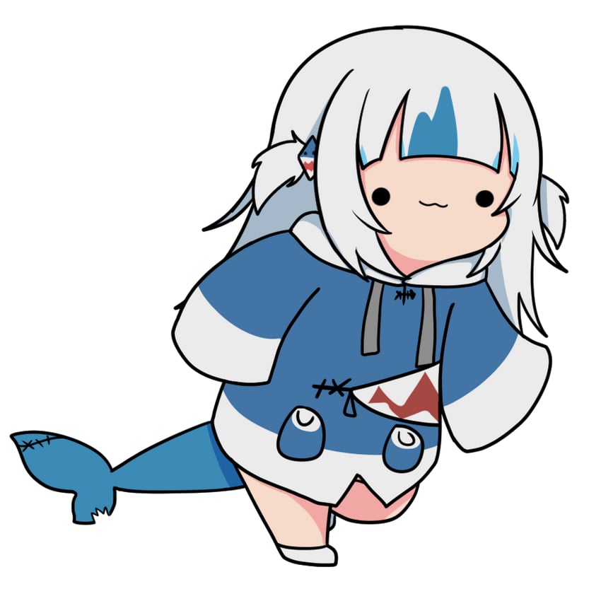 gawr gura (hololive and 1 more) drawn by torororose