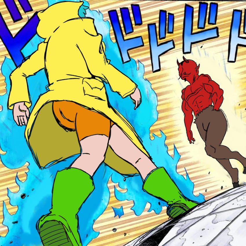 luce and satan (jojo no kimyou na bouken and 2 more)