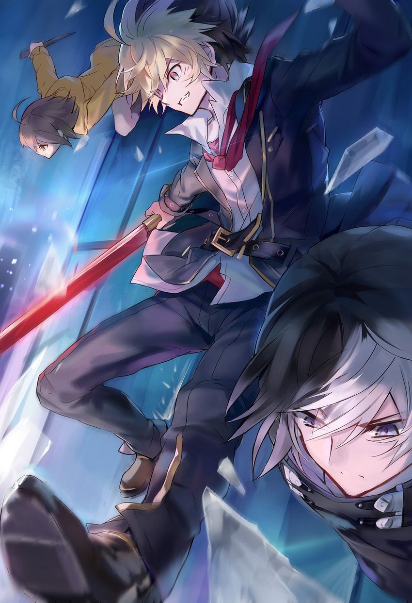 linne, kido hyde, and seth (under night in-birth) drawn by qitoli