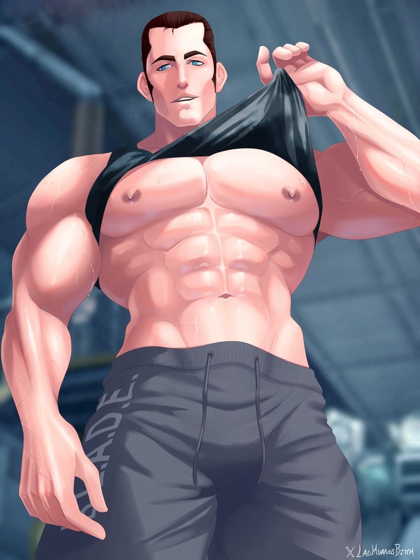 doug barrett (xenoblade chronicles and 1 more) drawn by laohuangsbitch