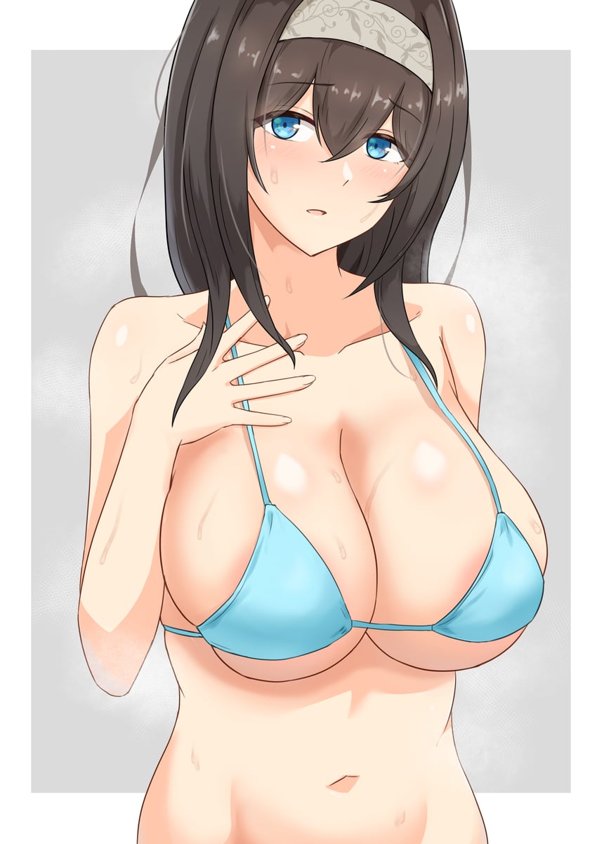 sagisawa fumika (idolmaster and 2 more) drawn by zhi_(papercraft8559)