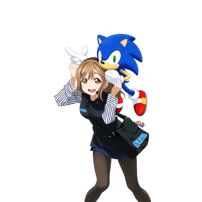 sonic the hedgehog and kunikida hanamaru (love live! and 4 more)