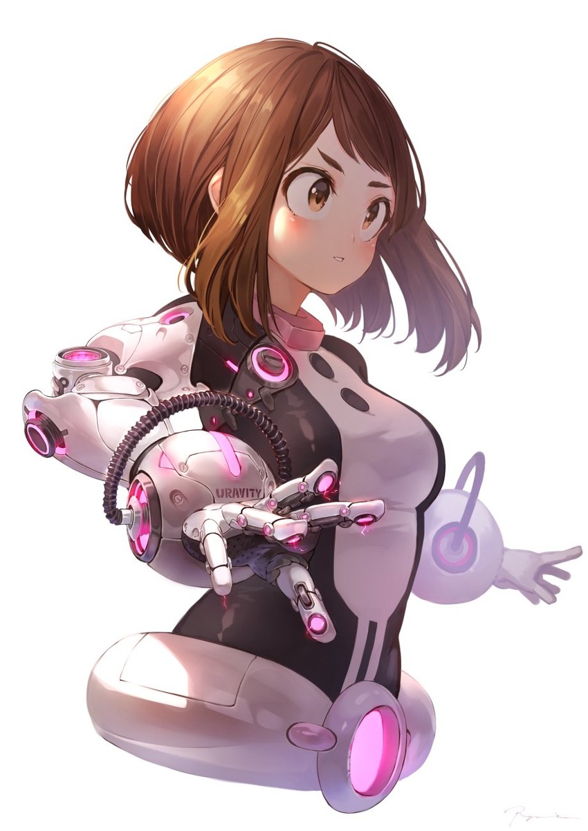 uraraka ochaco (boku no hero academia) drawn by ryota_(ry_o_ta)