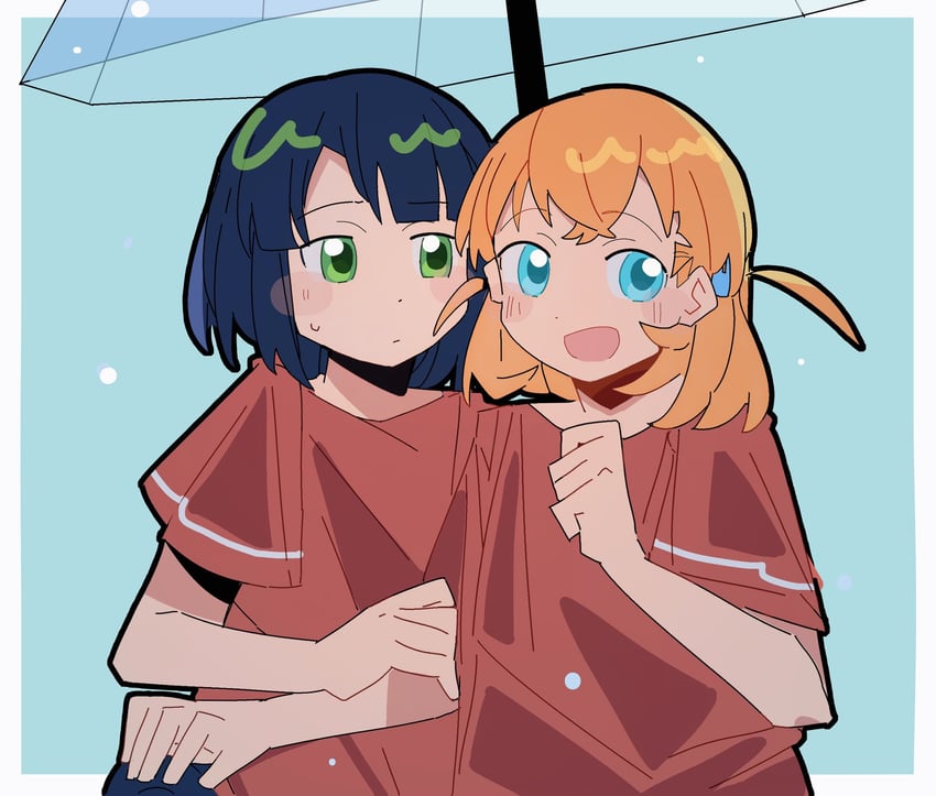 hinoshita kaho and momose ginko (love live! and 1 more) drawn by nimingduz