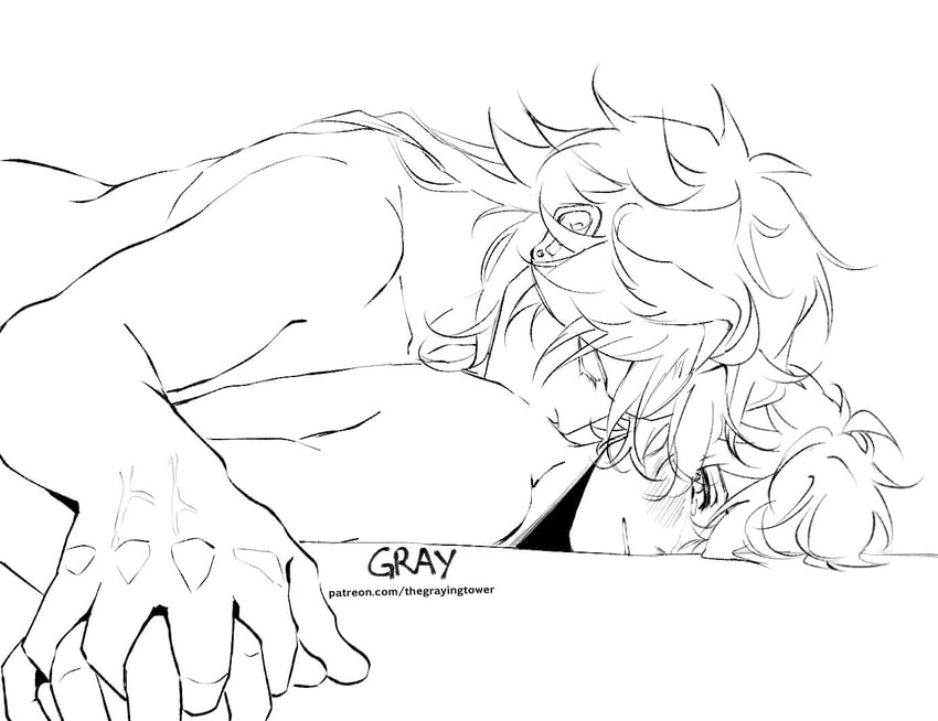 dan heng and blade (honkai and 1 more) drawn by thegrayingtower