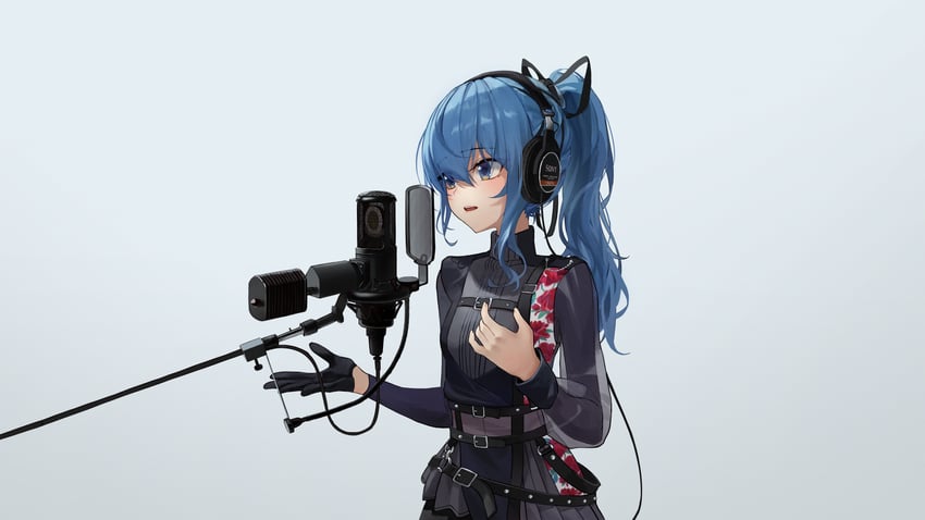 hoshimachi suisei (hololive and 1 more) drawn by isolatediev