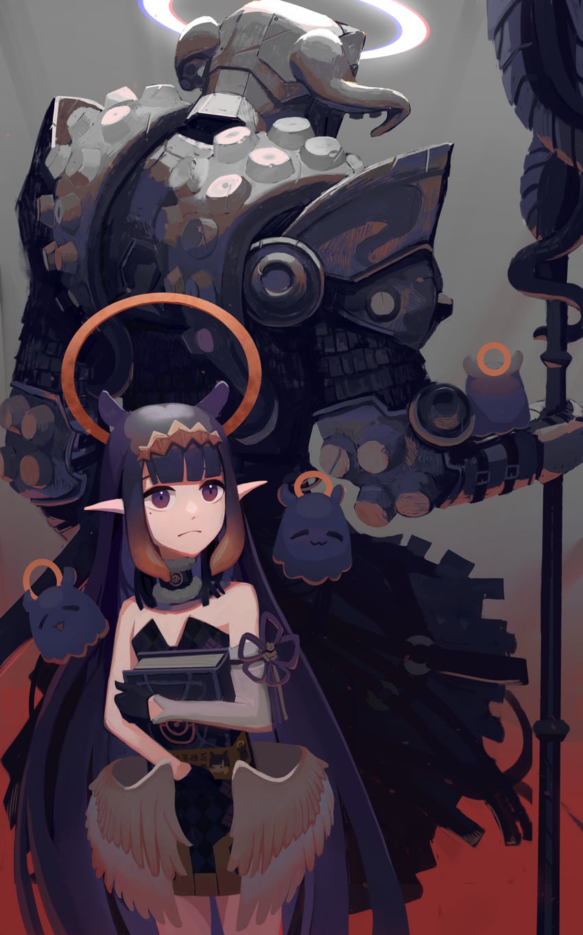 ninomae ina'nis, takodachi, and ao-chan (hololive and 1 more) drawn by mrstomachache