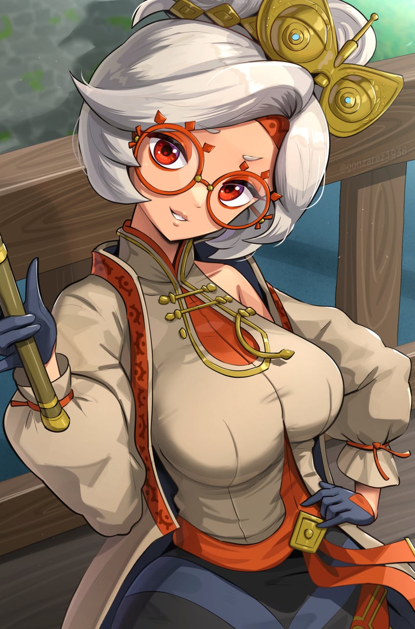 purah (the legend of zelda and 1 more) drawn by gonzarez