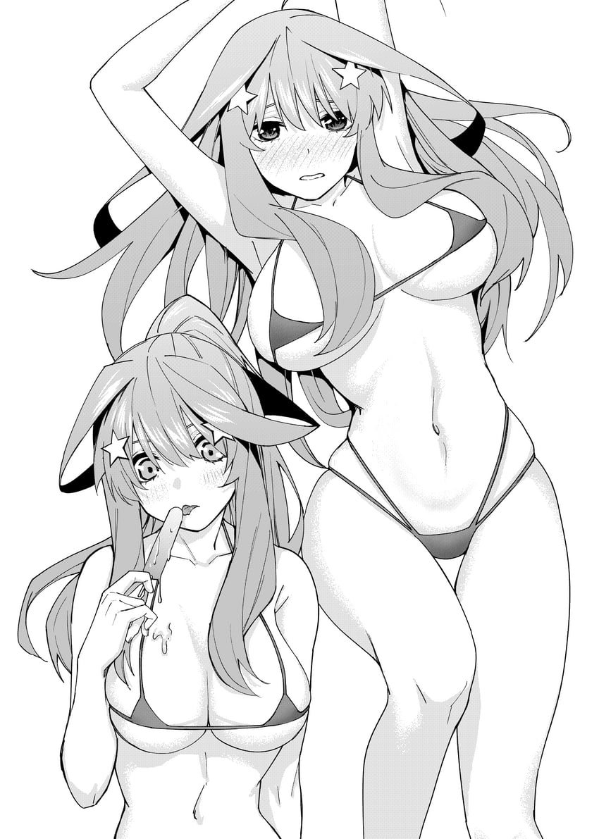 nakano itsuki (go-toubun no hanayome) drawn by kosmos_beta