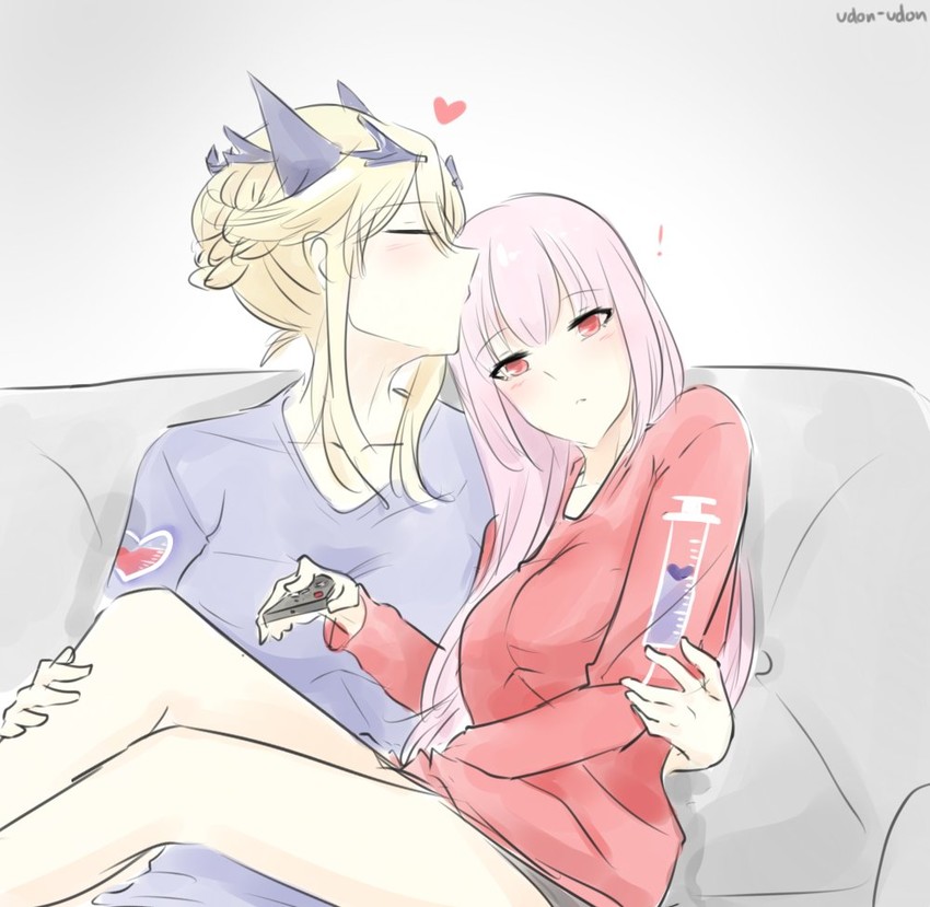 artoria pendragon and florence nightingale (fate and 1 more) drawn by udon-udon