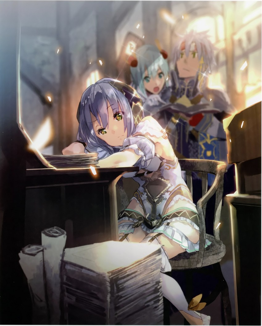 plachta, leon, and julio sebald leidenschaft (atelier and 1 more) drawn by yuugen