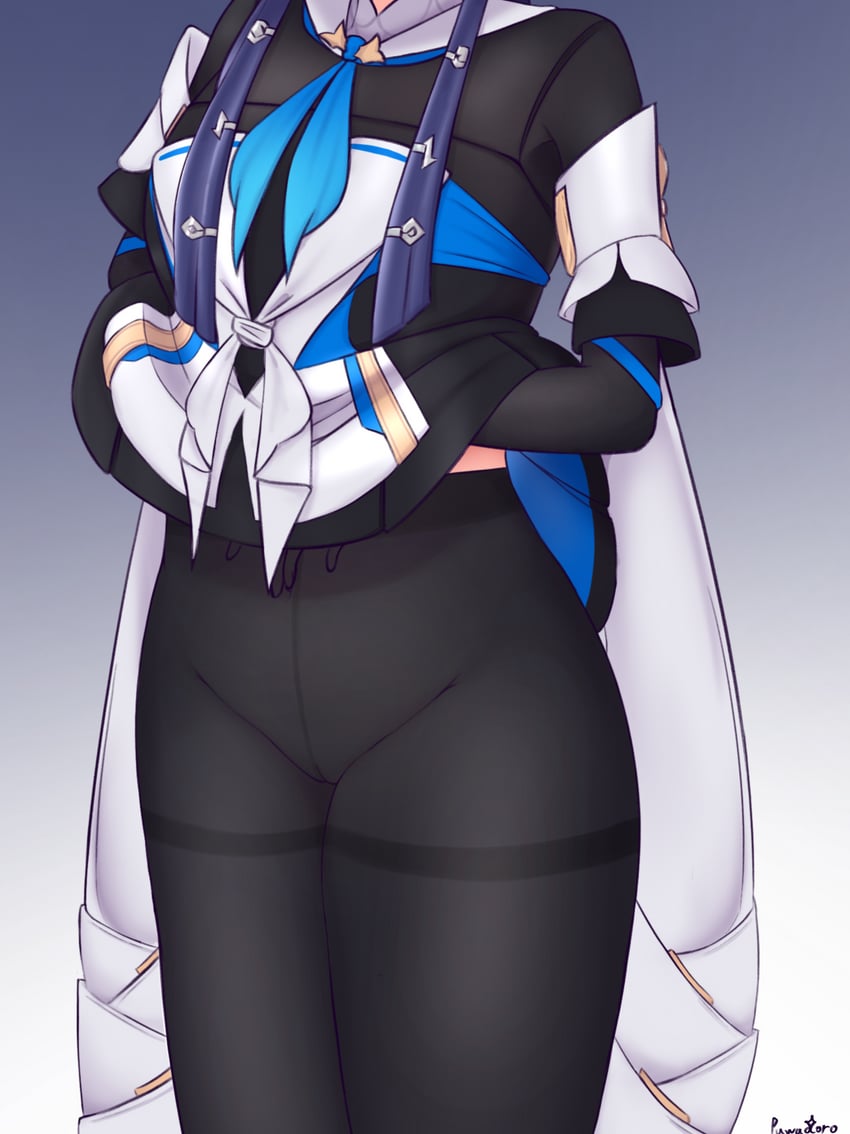 pela (honkai and 1 more) drawn by puwadoro_xv