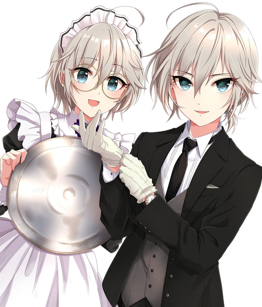 anastasia (idolmaster and 1 more) drawn by popon_ta