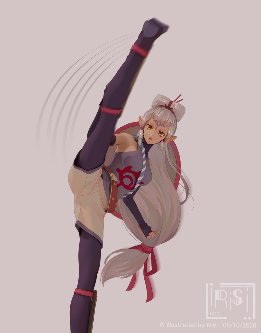impa (the legend of zelda and 2 more) drawn by irisl