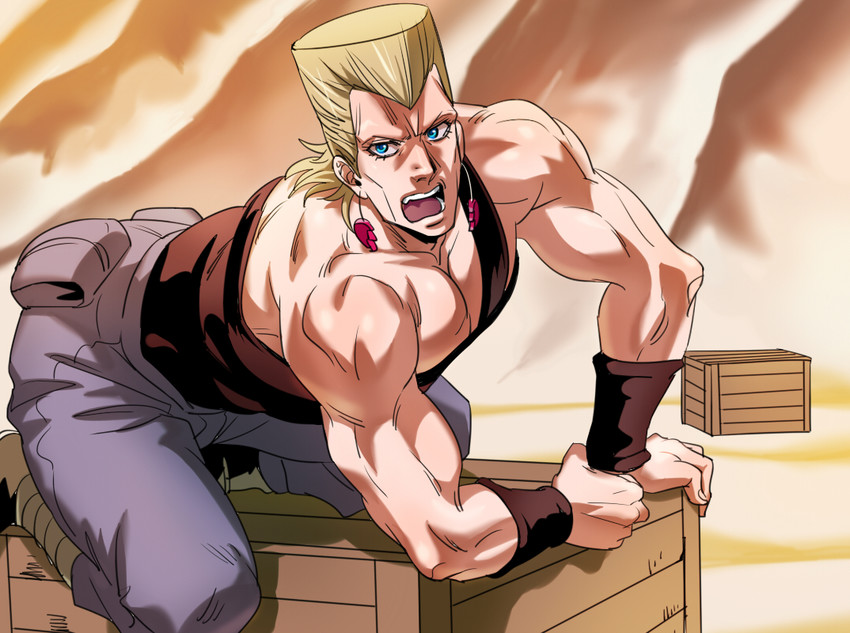 jean pierre polnareff (jojo no kimyou na bouken and 1 more) drawn by anzumame