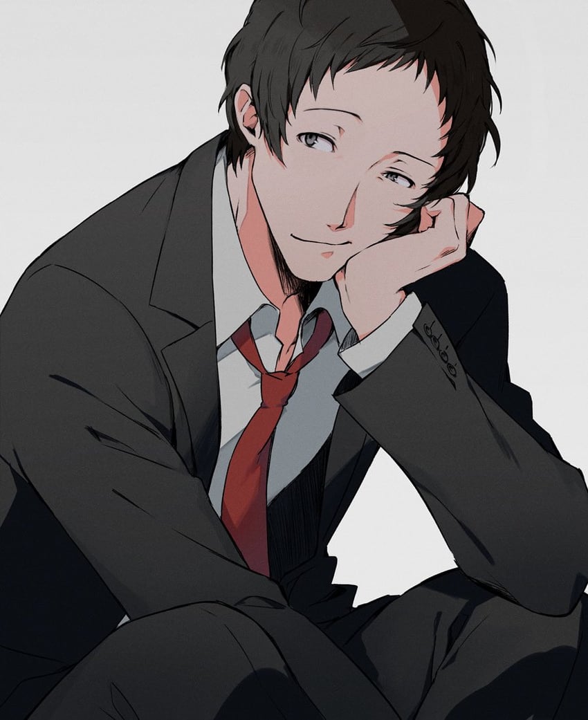 adachi tooru (persona and 1 more) drawn by yoshino_saku