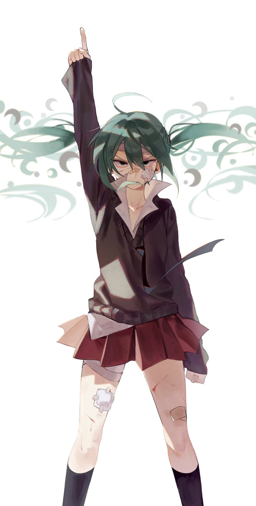 hatsune miku (vocaloid and 1 more) drawn by samsap