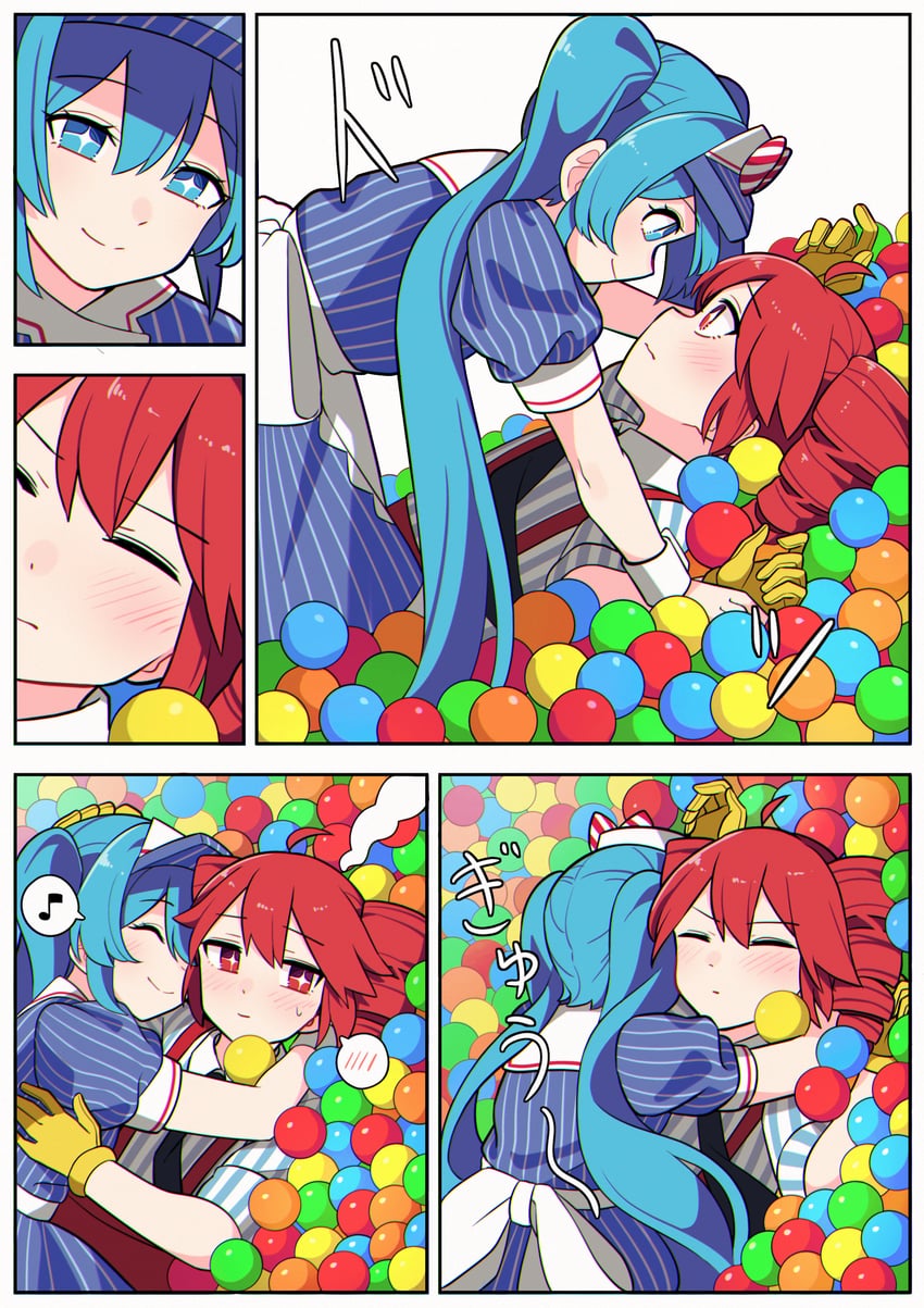 hatsune miku and kasane teto (vocaloid and 2 more) drawn by sato_(r017xts117)