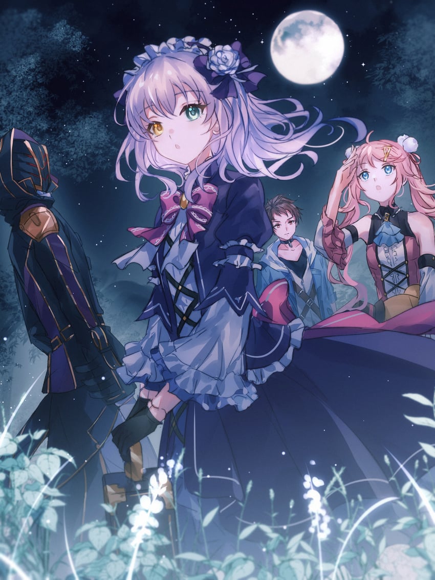 nadia rayne, lapis rosenberg, swin abel, and c (eiyuu densetsu and 1 more) drawn by haku_wi
