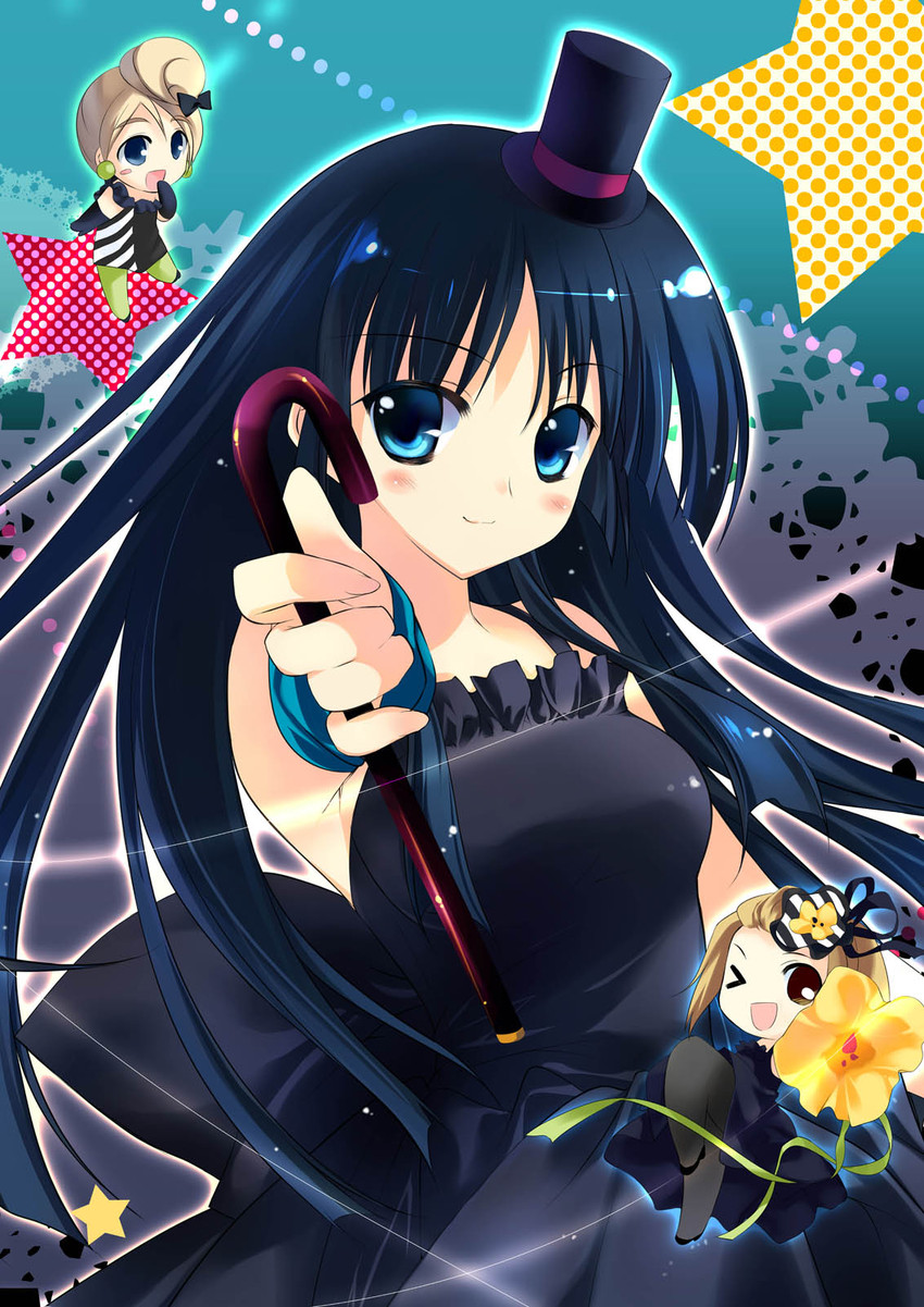 akiyama mio, tainaka ritsu, and kotobuki tsumugi (k-on!) drawn by rei_(rei's_room)