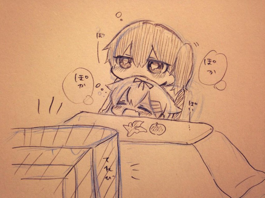 kaga, yuudachi, and yuudachi kai ni (kantai collection) drawn by jako_(jakoo21)