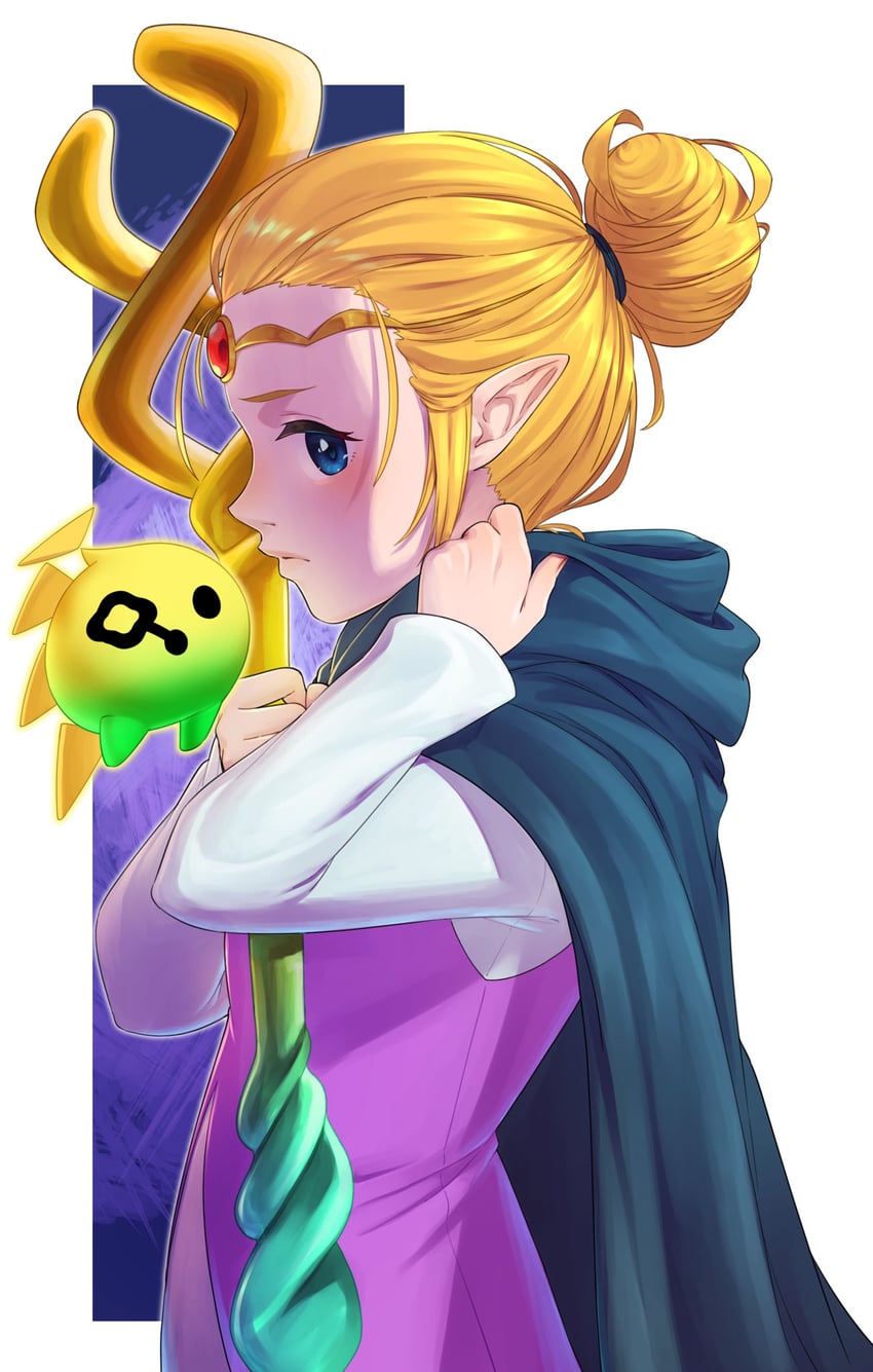 princess zelda and tri (the legend of zelda and 1 more) drawn by aduti_momoyama