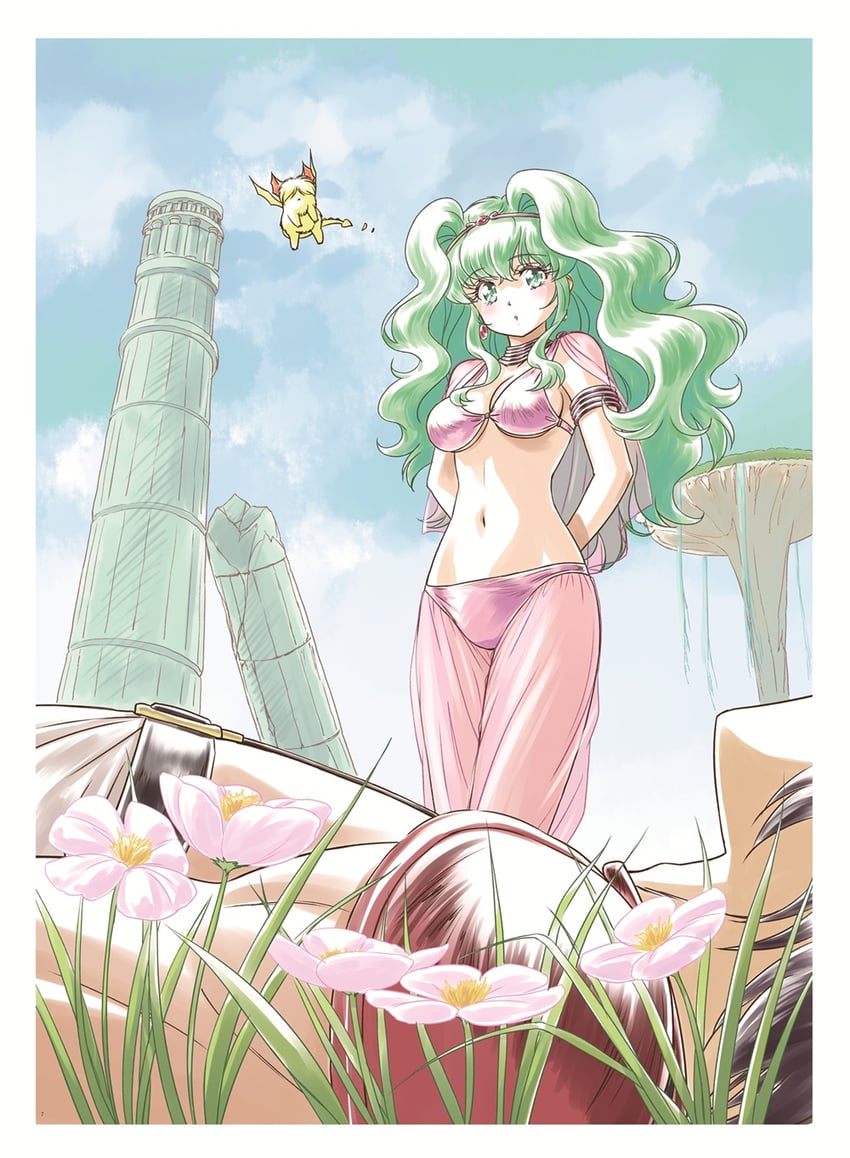 lakshu, shura-oh shurato, and mii (tenkuu senki shurato) drawn by yoshinaga_masahiro