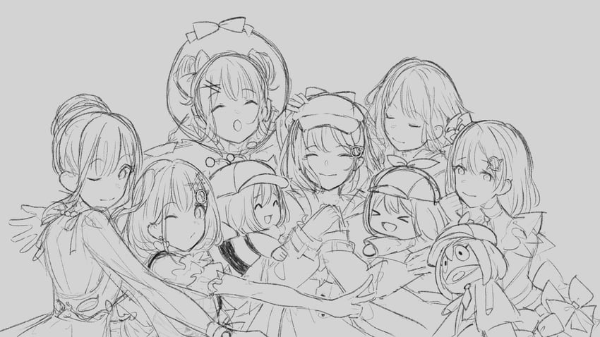 watson amelia and smol ame (hololive and 1 more) drawn by catricius and hito_(maruhito)
