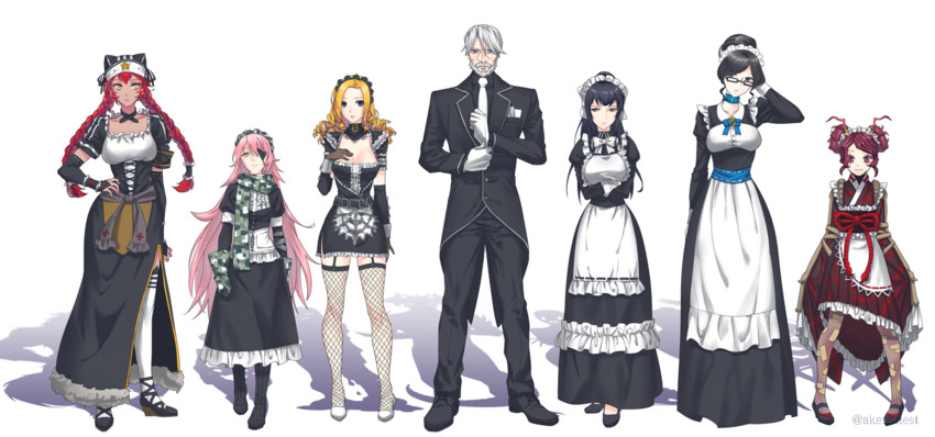 entoma vasilissa zeta, narberal gamma, lupusregina beta, cz2128 delta, solution epsilon, and 2 more (overlord and 1 more) drawn by aken