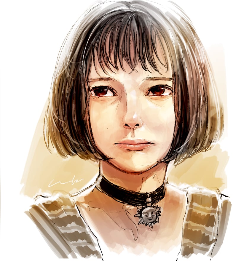 mathilda lando and natalie portman (leon the professional) drawn by yasuko_(ysk_03611)
