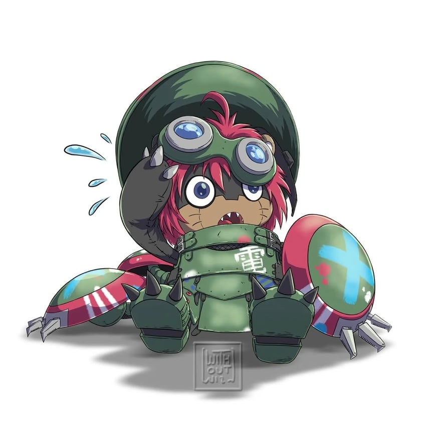 ludomon (digimon) drawn by with_out_will