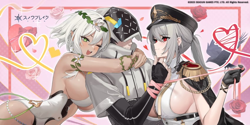 adjutant, nita, nerida - styx envoy, nerida morozova, and nita - pulse (snowbreak: containment zone)