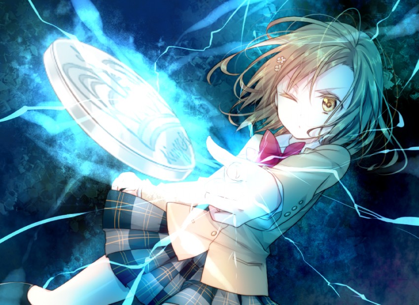 misaka mikoto (toaru majutsu no index and 1 more) drawn by riichu