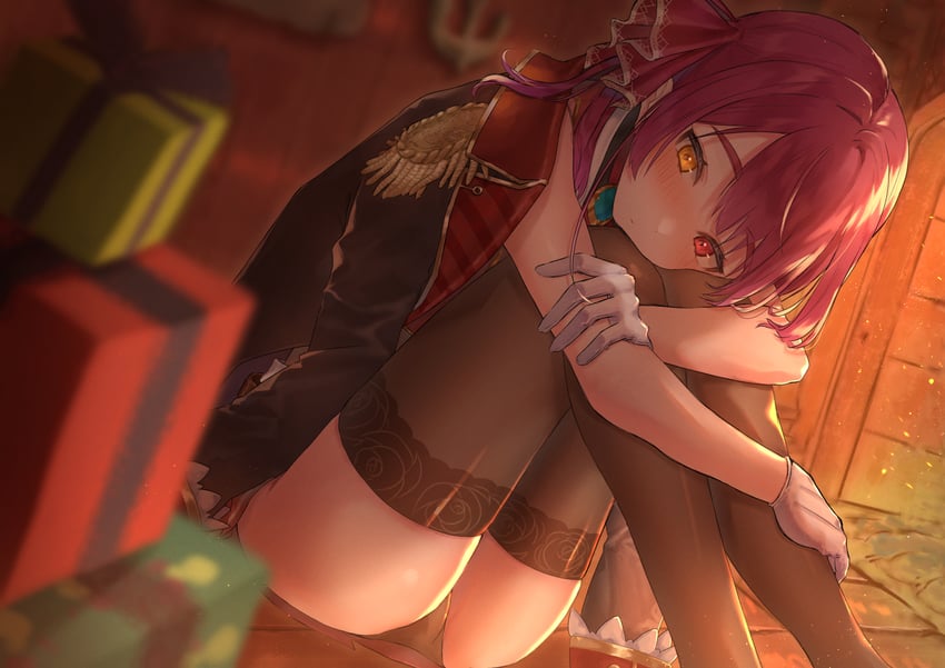 houshou marine (hololive) drawn by oekakikei