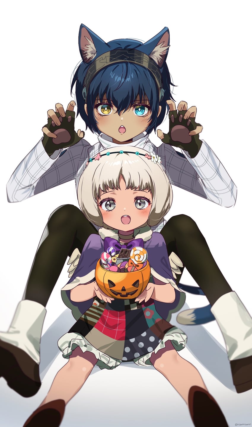 protagonist and maria (metaphor: refantazio) drawn by nownnownn