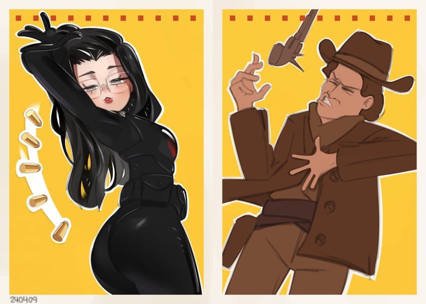 baroness and drifter (g.i. joe and 1 more) drawn by onionsketch