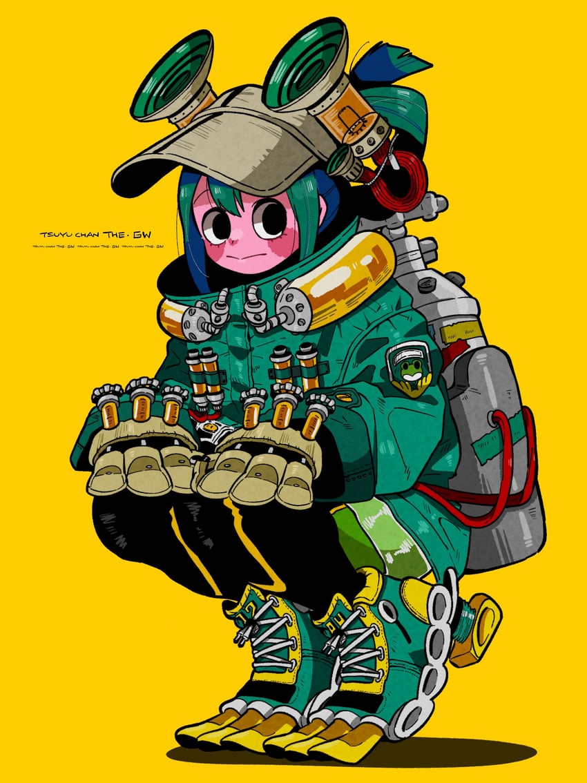 asui tsuyu (boku no hero academia) drawn by anna_(aannnaa3)