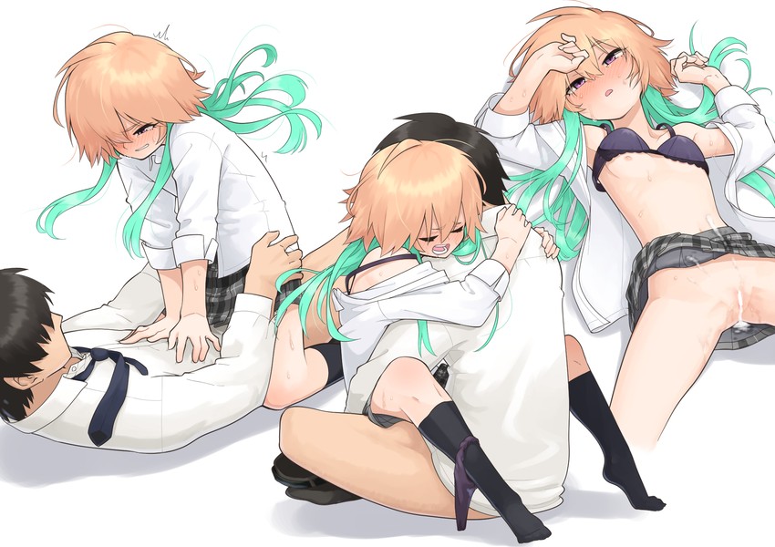 producer and ninomiya asuka (idolmaster and 1 more) drawn by evolvingmonkey